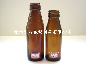 (玻璃飲料瓶,棕色飲料玻璃瓶,保健玻璃瓶)